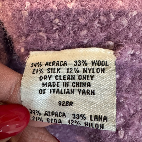 PRICE FIRM Eileen Fisher Lavender Wool Jacket Size M - Picture 3 of 10